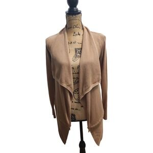 Kenneth Cole New York Open‎ Front Cardigan Draped Lightweight XS